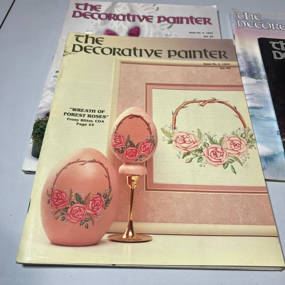 The‎ Decorative Painter Magazine entire year Lot of 6 1992 Issues Craft Art DIY